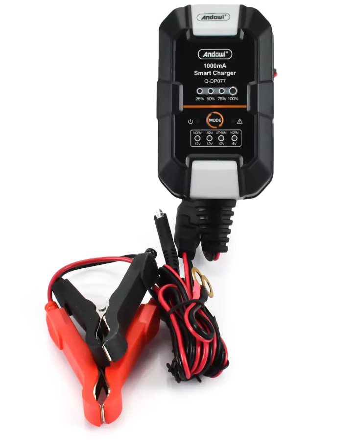 Redresor Baterie DP077 Incarcator Digital Cu Display Pentru Masina Si Motocicleta 12V